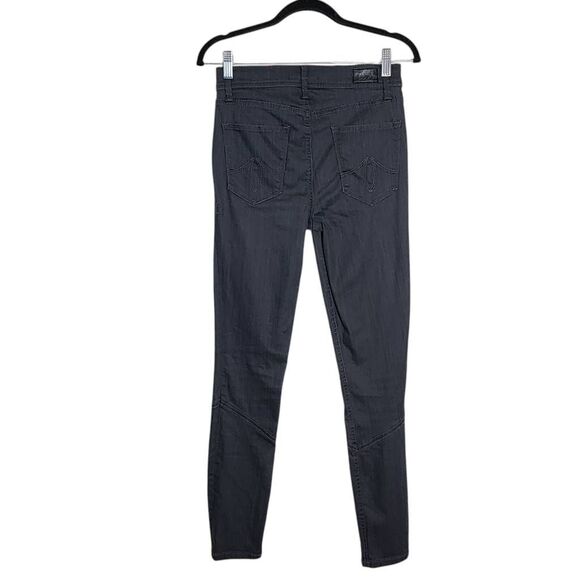 Level 99 Charcoal Gray Tanya High-Rise Skinny Jeans Size 27 Gray Jeggings - Picture 2 of 8